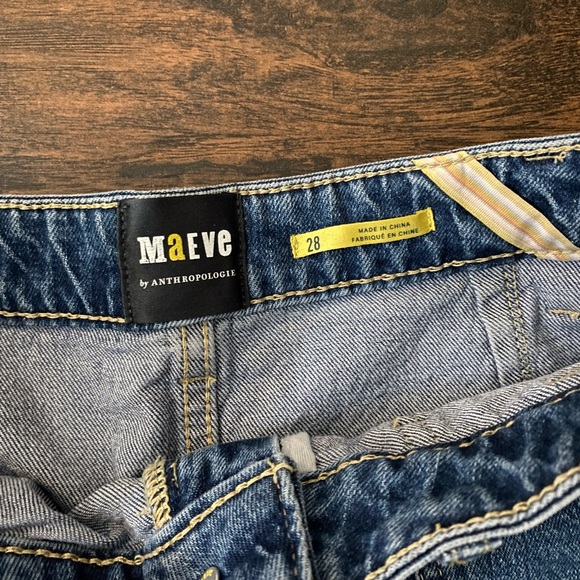 Anthropologie • Maeve Ultra High-Rise Denim Culottes - Picture 7 of 9